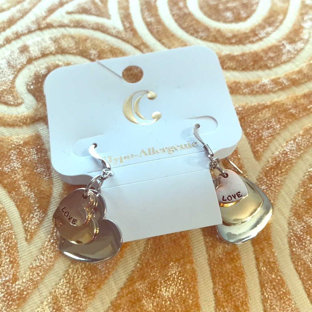 Heart shaped earrings